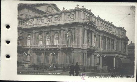 Postkarten: BUENOS AIRES (ARGENTINA).- TEATRO COLON- FOTOGRAF&Iacute;A