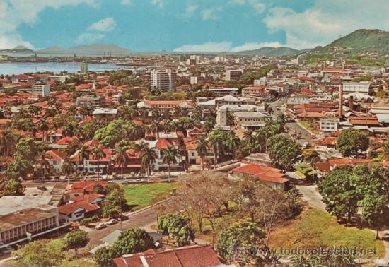 Postcards: republica de panama - ciudad de panama - entrada al canal - escrita - a&ntilde;os 70 -