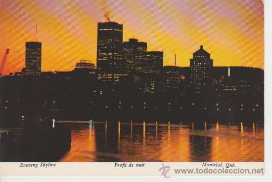 Postales: MONTREAL (CANADA). SKYLINE AND HARBOUR - Foto 1