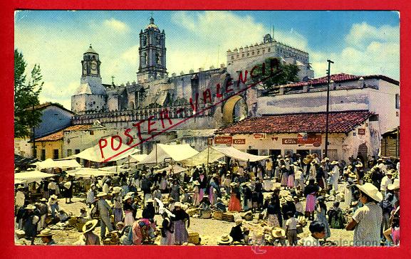 Cartes Postales: POSTAL MEJICO, MEXICO, MERCADO POPULAR EN EL PUEBLO ANTIGUO, P79701