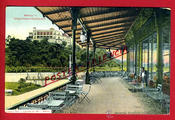 Cartes Postales: POSTAL MEJICO, MEXICO, CHAPULTEPEC-RESTAURANT, P79710