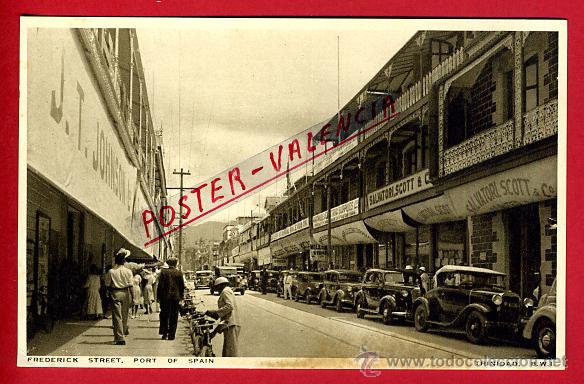 Cartes Postales: POSTAL TRINIDAD, TRINIDAD TOBAGO, FREDERICK STREET, PORT OF SPAIN, P79717