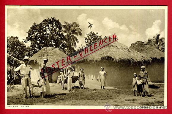 Cartes Postales: POSTAL TRINIDAD, REPUBLICA DOMINICANA, VILLAGE SCENE, P79719