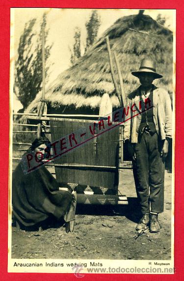 Postcards: POSTAL INDIGENAS ARAUCANOS MAPACHES DEL SUR DE CHILE TIPO DEL PAIS, P79725