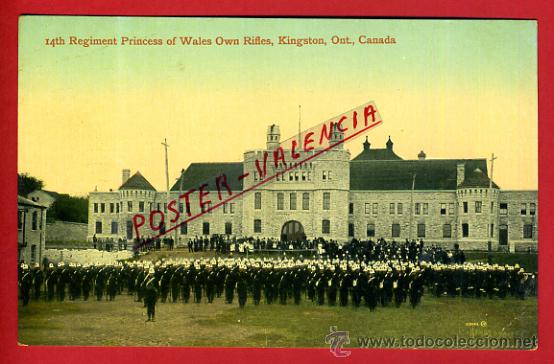 Postales: POSTAL KINGSTON, CANADA, REGIMENT PRINCESS OF WALES OWN RIFLES, P79747