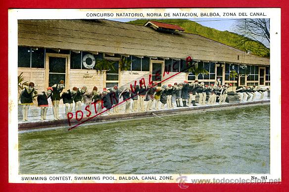 Postales: POSTAL PANAMA, CONCURSO NATATORIO, NORIA DE NATACION, BALBOA, P79783