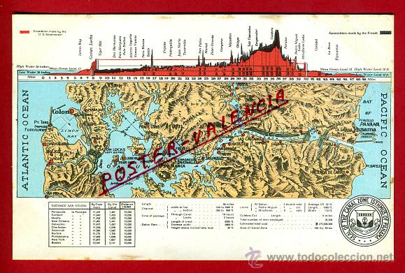 Postales: POSTAL PANAMA, MAPA RELIEVE, P79786 - Foto 1