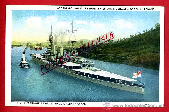 Postais: POSTAL PANAMA, ACORAZADO INGLES RENOWN, P79801