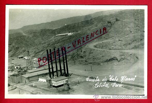 Cartes Postales: POSTAL LOBITOS, PERU, CUESTA DE CABO BLANCO, PETROLEO, FOTOGRAFICA, P79861