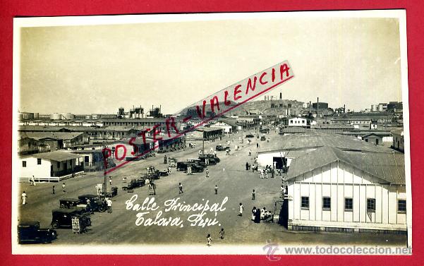 Cartes Postales: POSTAL TALASA, PERU, CALLE PRINCIPAL, FOTOGRAFICA, P79869