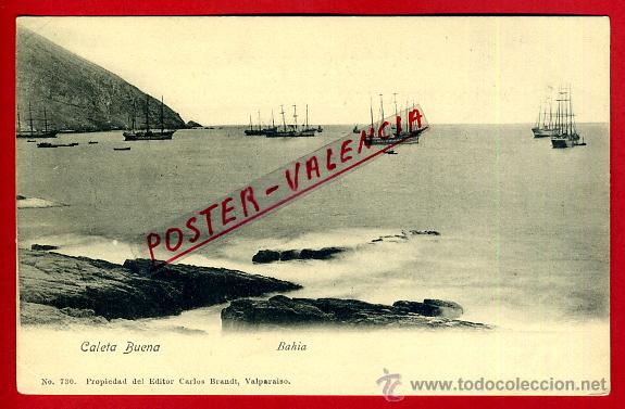 Postales: POSTAL CALETA BUENA, CHILE, BAHIA, P80125