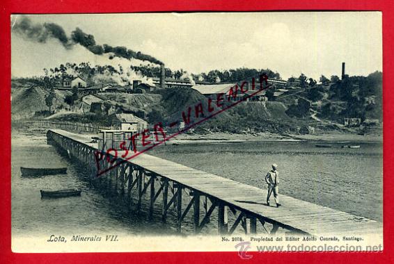 Postales: POSTAL LOTA, CHILE, MINERALES VII, P80161