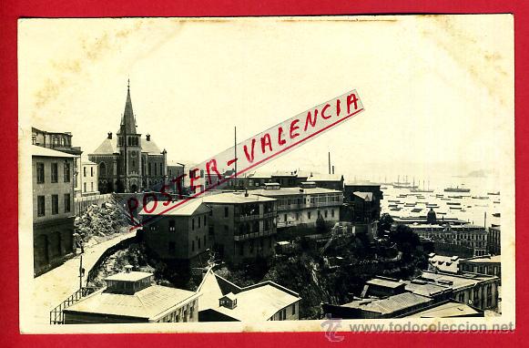 Postales: POSTAL VALPARAISO, CHILE, CERRO CONCEPCION, IGLESIA ALEMANA, FOTOGRAFICA, P80189