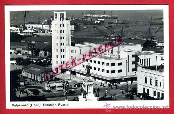 Postales: POSTAL VALPARAISO, CHILE, ESTACION PUERTO, P80234