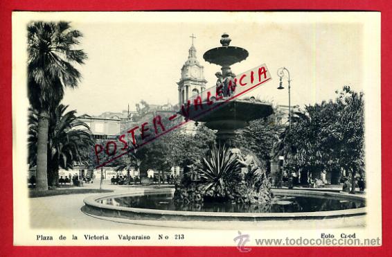 Postales: POSTAL VALPARAISO, CHILE, PLAZA DE LA VICTORIA, FOTOGRAFICA, P80239