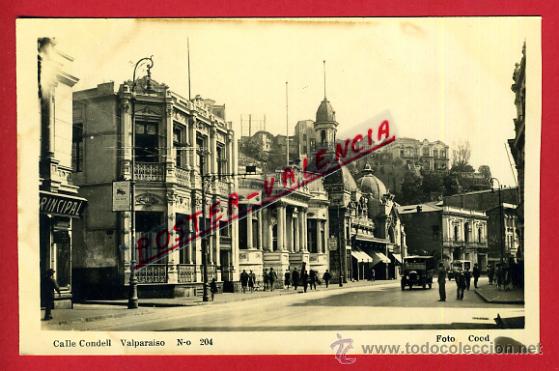 Postales: POSTAL VALPARAISO, CHILE, CALLE CONDELL, FOTOGRAFICA, P80248