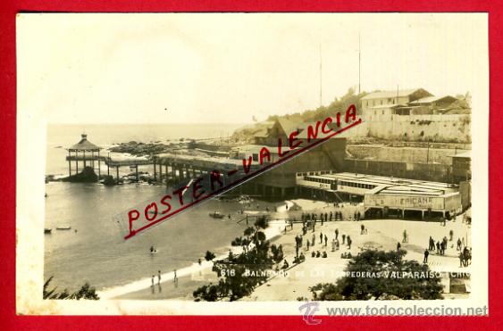 Postales: POSTAL VALPARAISO, CHILE, BALNEARIO DE LAS TORPEDERAS, FOTOGRAFICA,  P80278