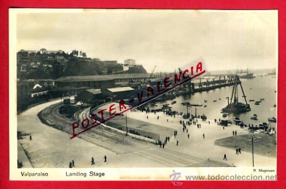 Postales: POSTAL VALPARAISO, CHILE, LANDING STAGE, FOTOGRAFICA, P80294