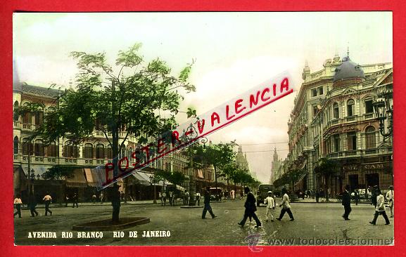 Postales: POSTAL RIO DE JANEIRO, BRASIL AVENIDA RIO BRANCO, P80316