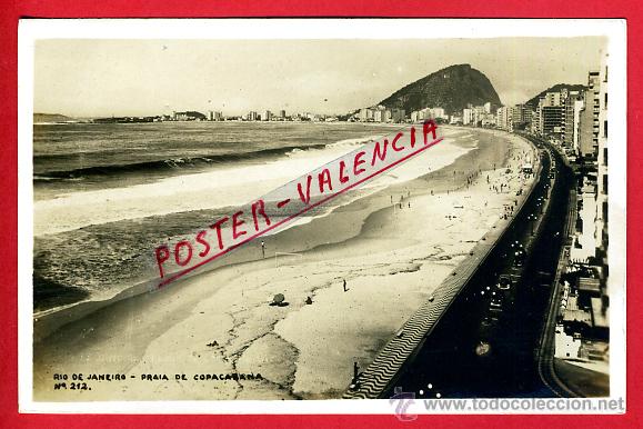 Postales: POSTAL RIO DE JANEIRO, BRASIL, PRAIA DE COPACABANA, FOTOGRAFICA, P80321