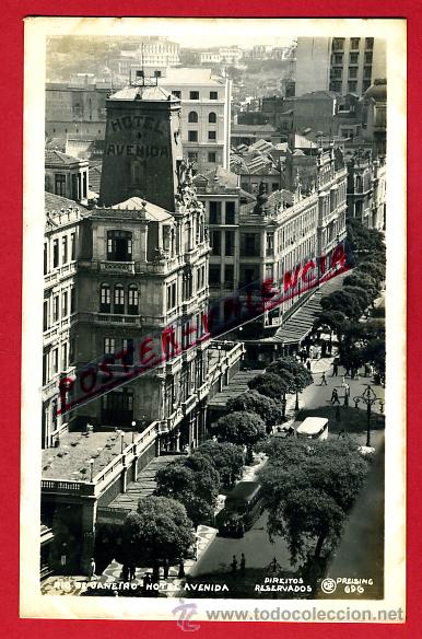 Postales: POSTAL RIO DE JANEIRO, BRASIL, HOTEL AVENIDA, FOTOGRAFICA, P80324