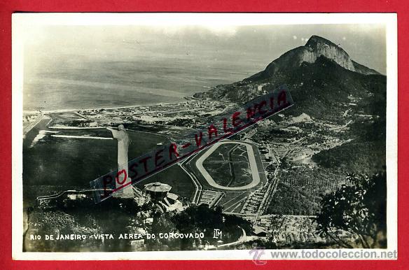 Postales: POSTAL RIO DE JANEIRO, BRASIL, VISTA AEREA DO CORCOVADO, FOTOGRAFICA, P80326