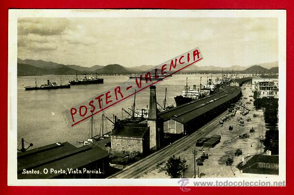 Postales: POSTAL SANTOS, BRASIL, CRUZADOR ALLEMAO EMDEN, FOTOGRAFICA, P80352