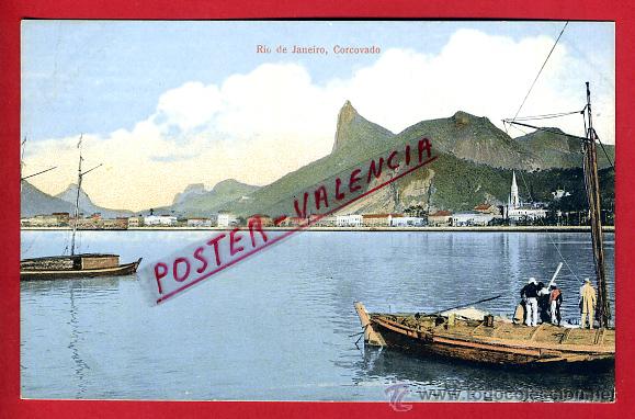 Postales: POSTAL RIO DE JANEIRO, BRASIL, CORCOVADO,  P80373