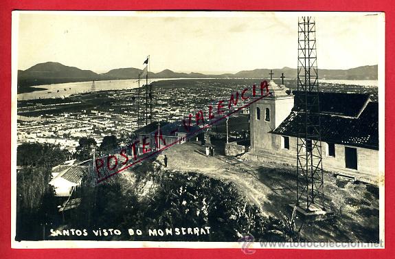Postales: POSTAL SANTOS, BRASIL, VISTO DO MONSERRAT, FOTOGRAFICA, P80387