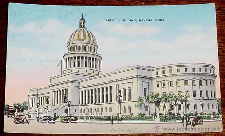 Postkarten: ANTIGUA POSTAL DE LA HAVANA - CUBA - CAPITOL BUILDING - NO CIRCULADA.