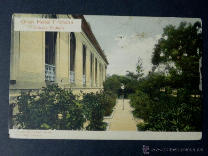 Cartes Postales: antigua postal, habana, gran hotel, jardines del lado oeste, no circulada