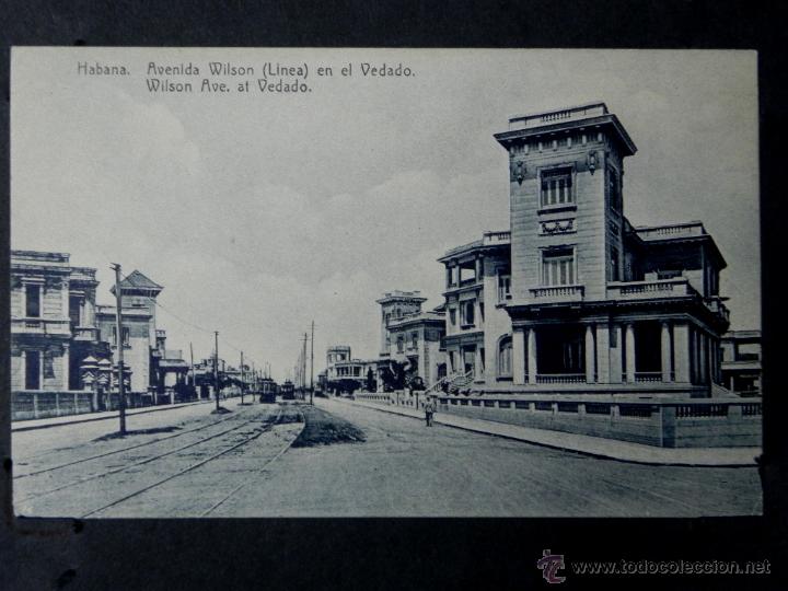 Postkarten: antigua postal, habana, avenida wilson, no circulada