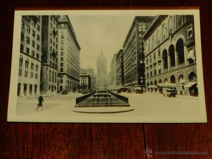 Cartes Postales: antigua foto postal, Nueva York, Park Avenue, mirando hacia el sur desde la calle 48, circulada, New