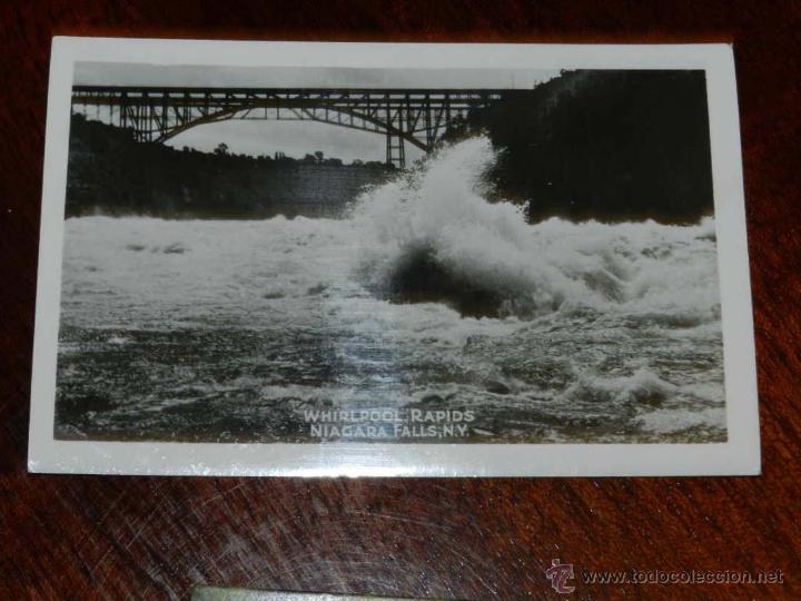 Postais: antigua foto postal, Cataratas del Niagara, Rapidos de las Cataratas del Ni&aacute;gara, no circualda, old