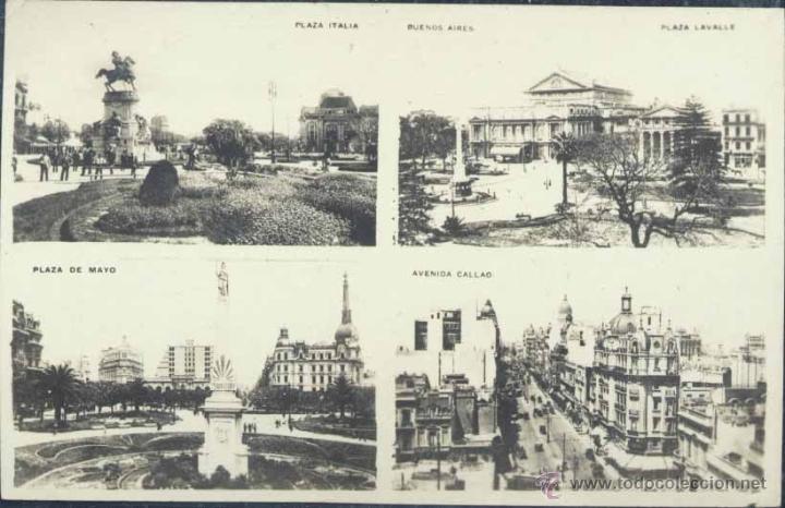 Postales: BUENOS AIRES (ARGENTINA).- PLAZAS - Foto 1