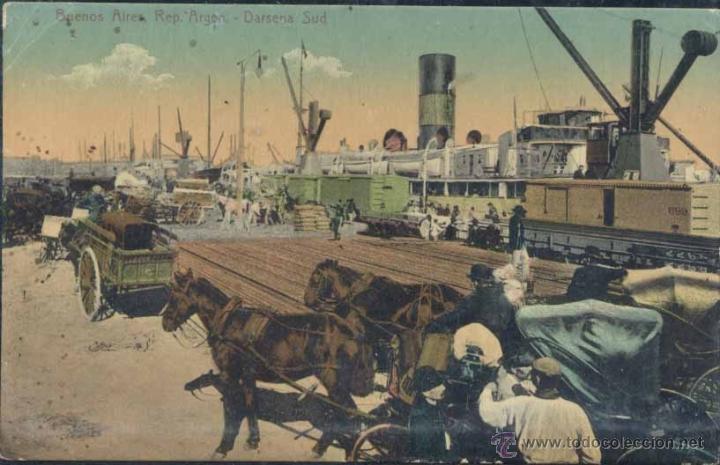 Postales: BUENOS AIRES (ARGENTINA).- DARSENA SUD - Foto 1