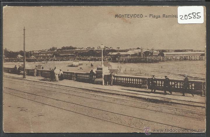 Postales: MONTEVIDEO - PLAYA RAMIREZ BA&Ntilde;OS - (20585) - Foto 1