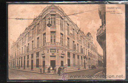 Postales: TARJETA POSTAL DE BUENOS AIRES, ARGENTINA - EDIFICIO DEL CORREO CENTRAL. 217. - Foto 1