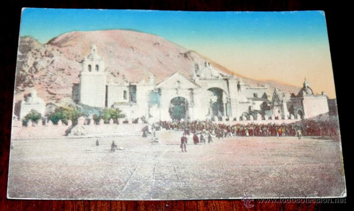 Postkarten: POSTAL DE BOLIVIA, TEMPLO DE COPACABANA, NO CIRCULADA. ED. ARNO HERMANOS.