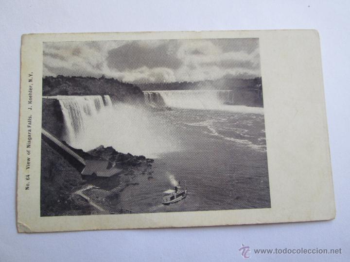Postales: N&ordm; 64 VIEW OF NIAGARA FALLS J. KOEHLER N.Y.