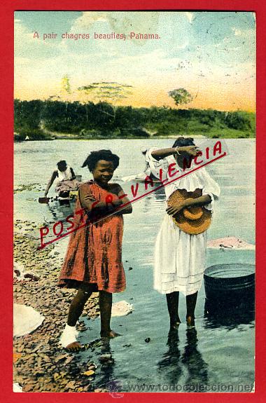 Postales: POSTAL PANAMA, DOS NI&Ntilde;AS, P93722 - Foto 1