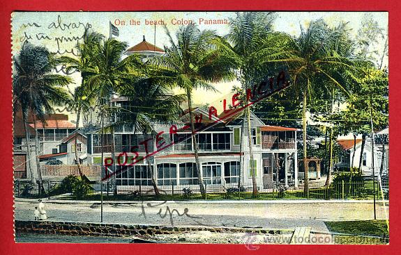 Postales: POSTAL PANAMA, EN LA PLAYA, COLON, P93732 - Foto 1