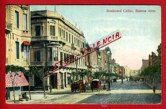 Postais: POSTAL BUENOS AIRES, ARGENTINA, BOULEVARD CALLAO, P93734