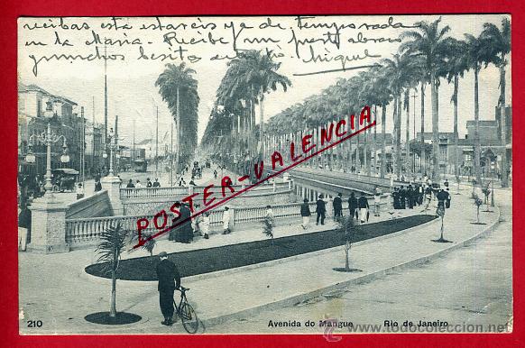 Postales: POSTAL, RIO DE JANEIRO, BRASIL, AVENIDA DO MANGUE, P93856