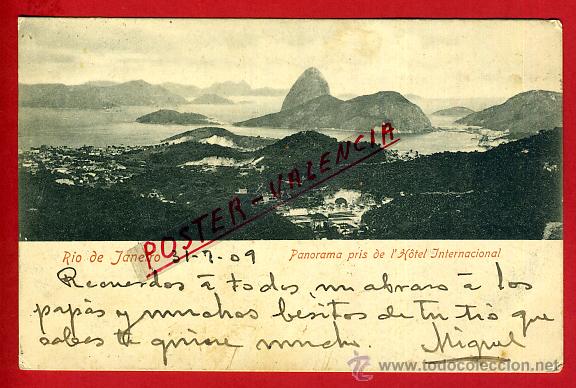 Postales: POSTAL, RIO DE JANEIRO, BRASIL, PANORAMA PRIS DE L&acute;HOTEL INTERNACIONAL, P93859