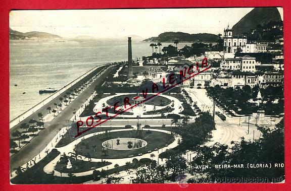 Postales: POSTAL, RIO DE JANEIRO, BRASIL, AVEN, BEIRA MAR, GLORIA, P93864