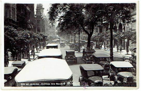 Postales: POSTAL, RIO DE JANEIRO, AVENIDA RIO BRANCO - Foto 1
