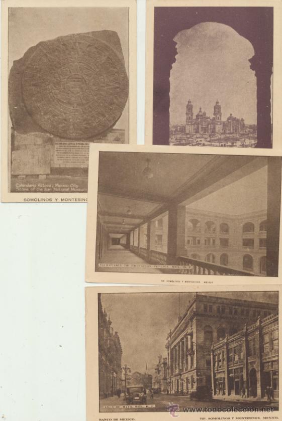 Postales: M&eacute;xico.- Lote de 4 postales. - Foto 1