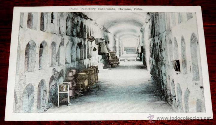 Postkarten: POSTAL DE LA HABANA, CUBA, MACEO MONUMET, COLON CEMENTERY CATACOMBS, NO CIRCULADA, ED. E.C. KROPP CO