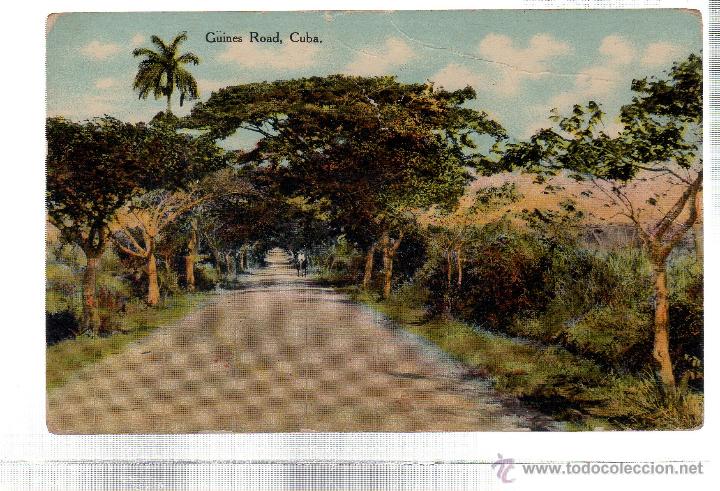 Postales: TARJETA POSTAL CUBA. GUINES ROAD. - Foto 1